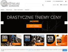 Tablet Screenshot of biketires.pl